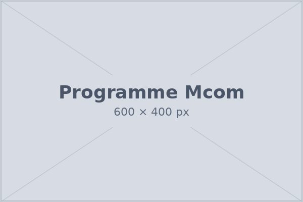 M.Com. programme